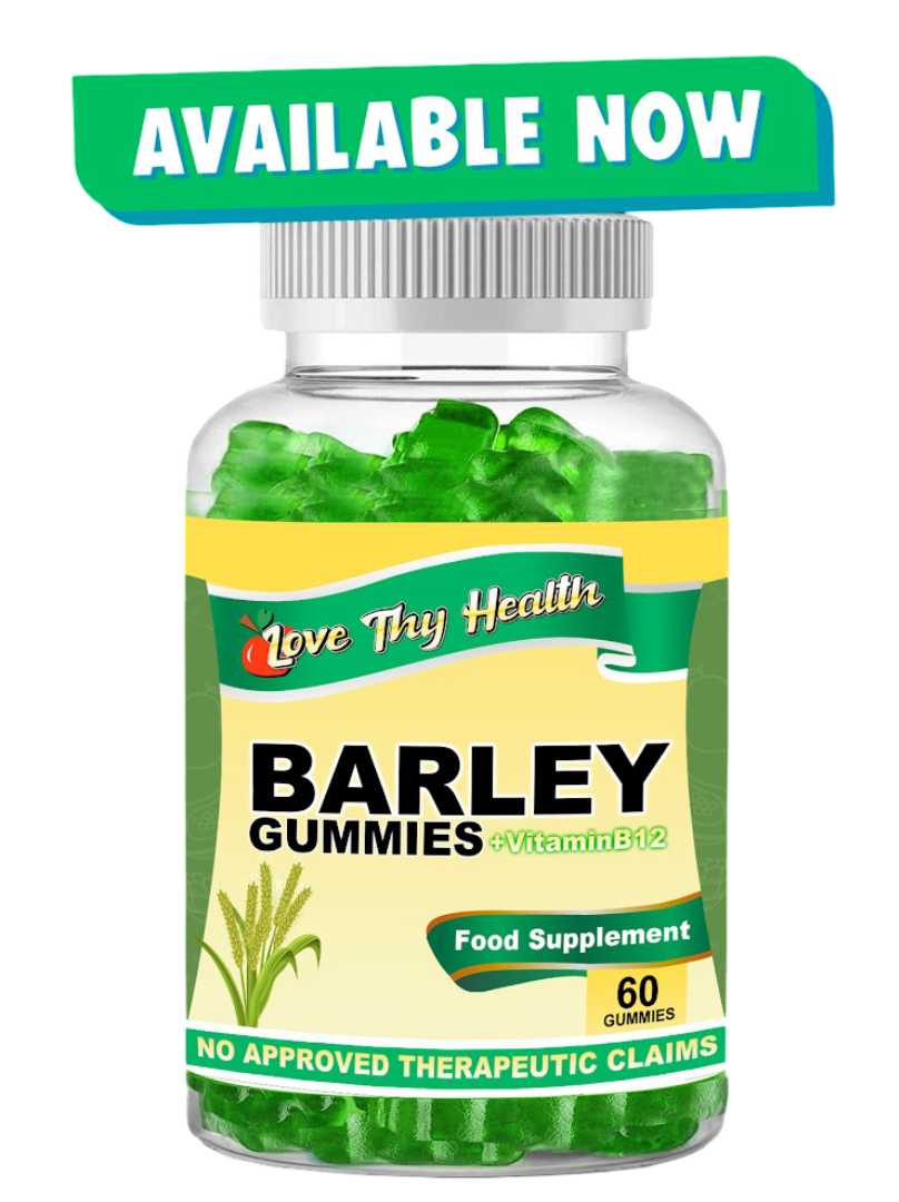 Barley Gummies with SuperGreens 1200MG 60Pcs Gummies Per Bottle