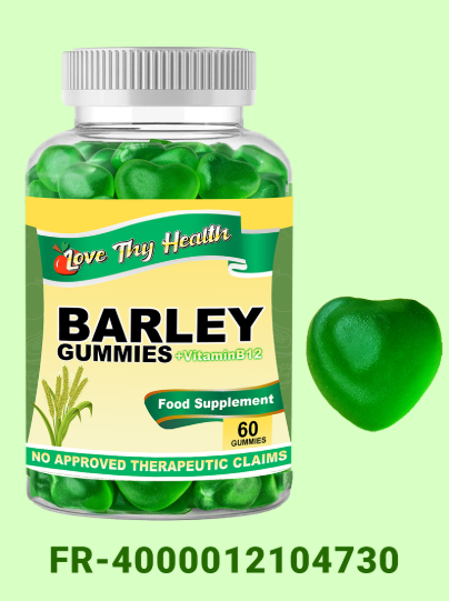 Barley Gummies with SuperGreens 1200MG 60Pcs Gummies Per Bottle